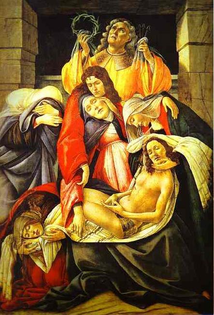 Sandro Botticelli Lamentation over Dead Christ oil painting picture